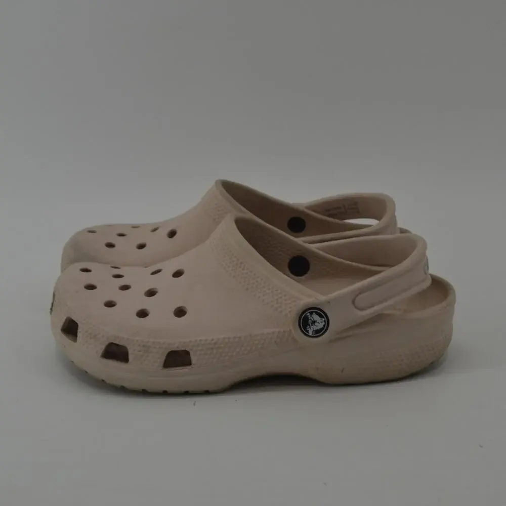 Crocs Pink Girls Children's Classic Slip On Clog Size 3 Pink